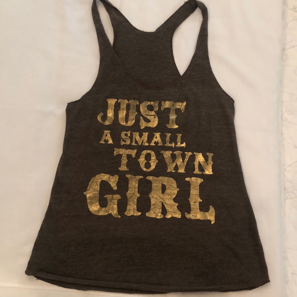 Judith March ‘Just a Small town girl’ cotton tank